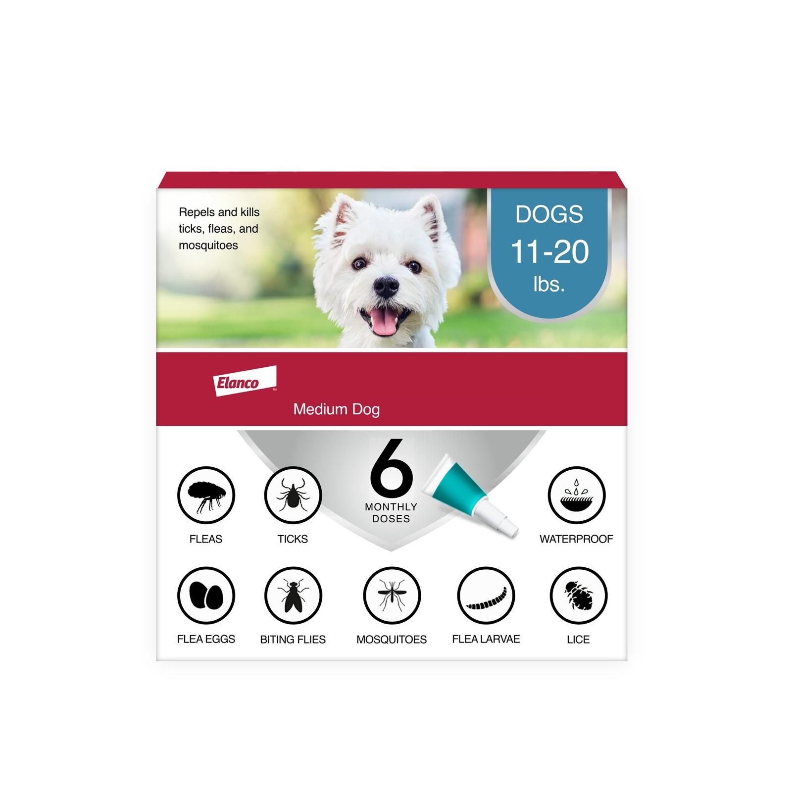 

Ежемесячное профилактическое средство от блох и клещей для крупных собак 55 лет и старше 4 мл One Size