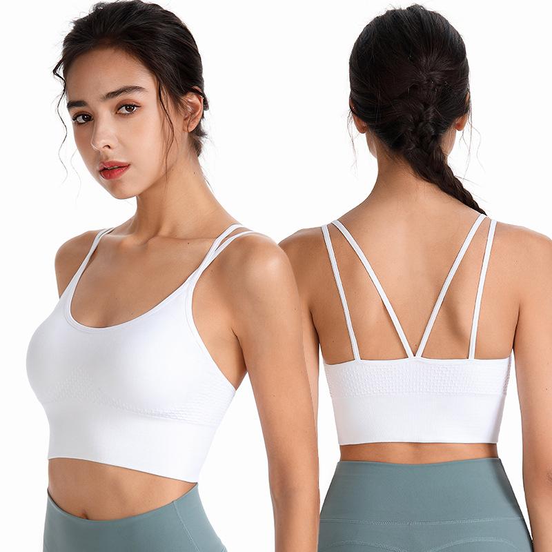 Beautiful Back No Steel Ring Sports Bra Quick-drying Shock-proof Running Fitness Sports Underwear Large Size Bra Women Vest