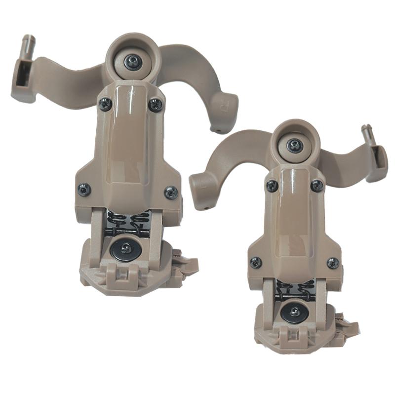161 Degree Rotating Tactical Headphone Rail Mount for Earmor Headset On Team Wendy, Ops-Core Rapid ACH Helmet Rail