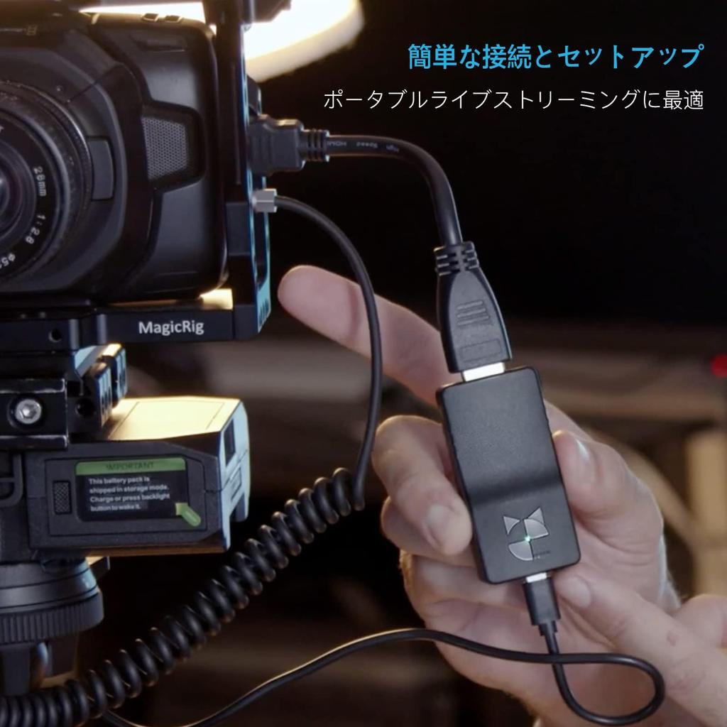 DDMALL Wireless HDMI Video Certified by Japan Technical Wireless RTMP RTMPS RTSP TS RTP Compact Wireless Live Streaming Encoder for YouTube Live and