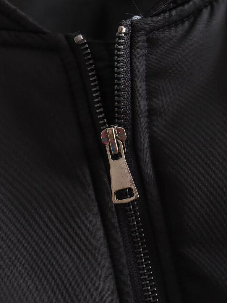 Damen Europäische und Amerikanische Mode Bomberjacke Baumwollmantel