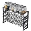 Spice Rack Organizer for Cabinet Seasoning Storage Set Wall Mounted 4 Pack