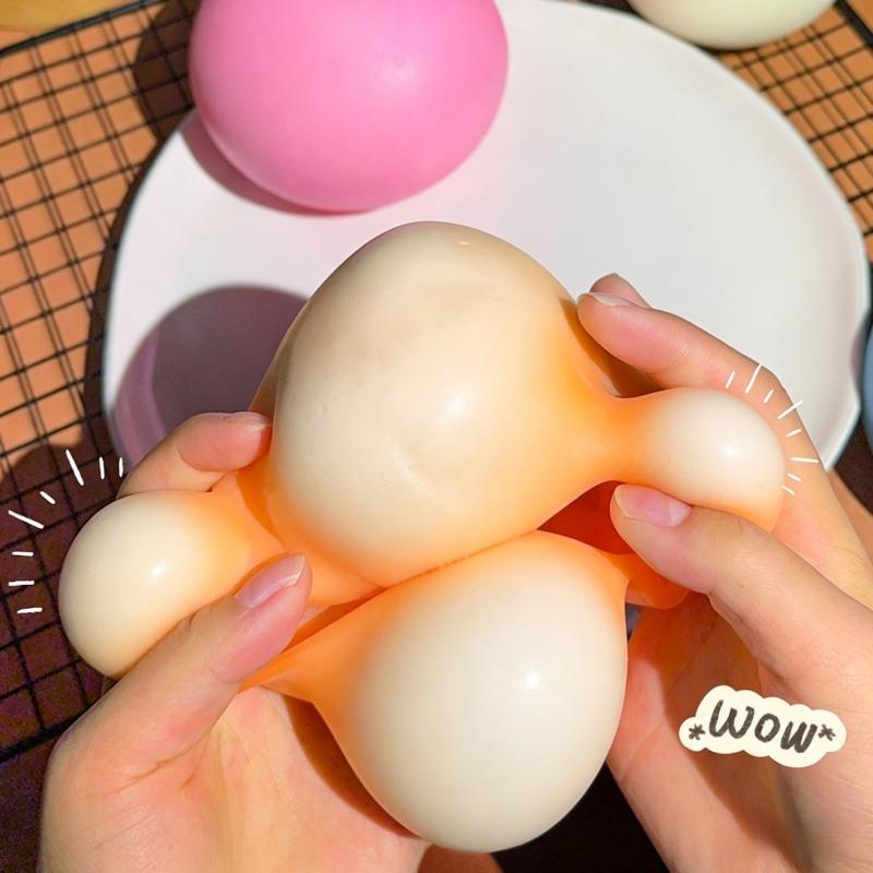 Squishy Jumbo Steamed Bun Slow Rising Toy, Ultra Soft Sensory Fidget Toy for Daily Stress & Anxiety Relief