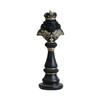 Black/White Chess Statue Queen/King/Horse Sculpture for Sophisticated Home and Office Decoration Classical Designing