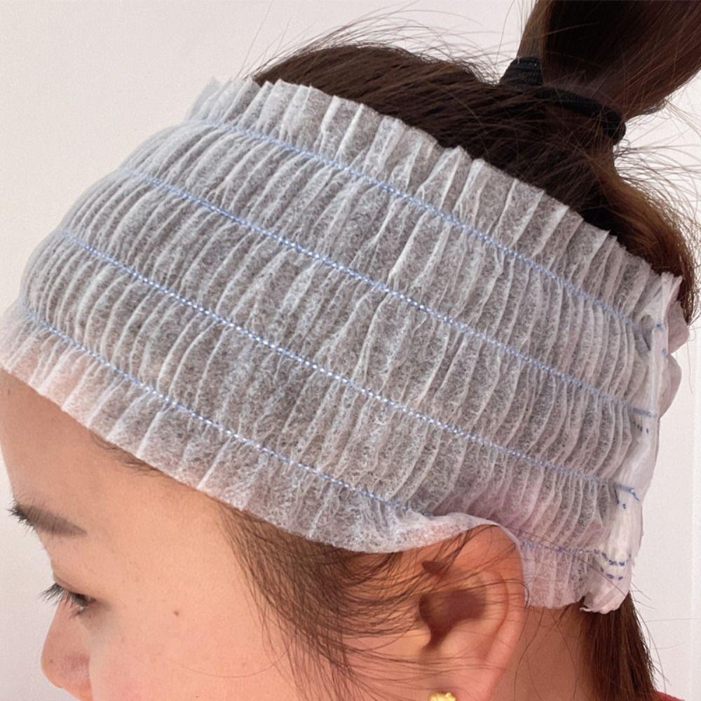 Elastic Headbands Non-Woven Bathroom Supplies New Shower Cap  Hair Salon