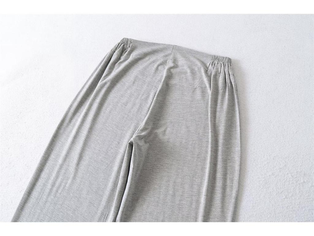 V-Waist Wide-Leg Casual Pants for Women - Summer Comfort Yoga and Lounge Wear