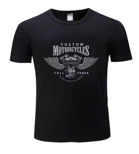 Unisex T Shirt Motorcycles Engine Chopper Biker Bobber Motard Harleys Tees Graphic Oversize Davidson Streetwear Casual Unisex