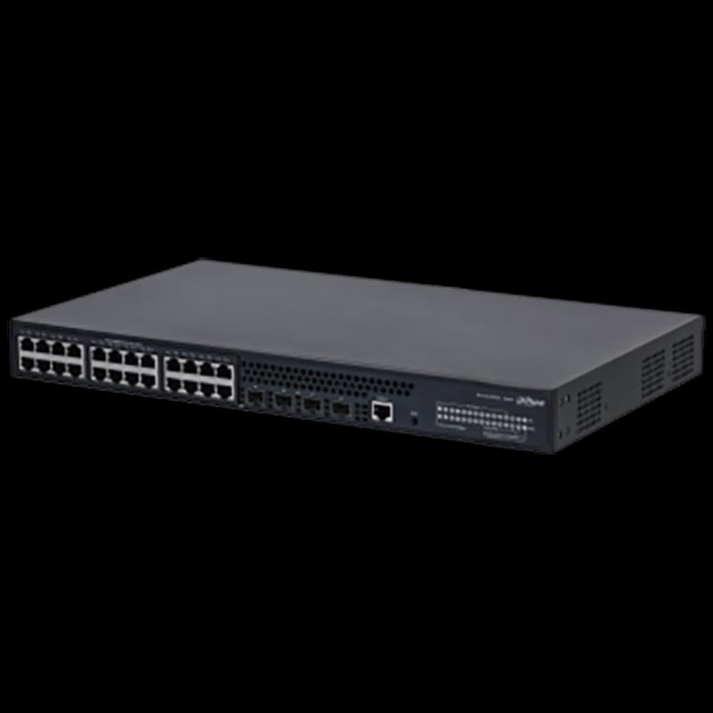 Dahua 24-Port Gigabit Layer 2 Managed PoE Switch