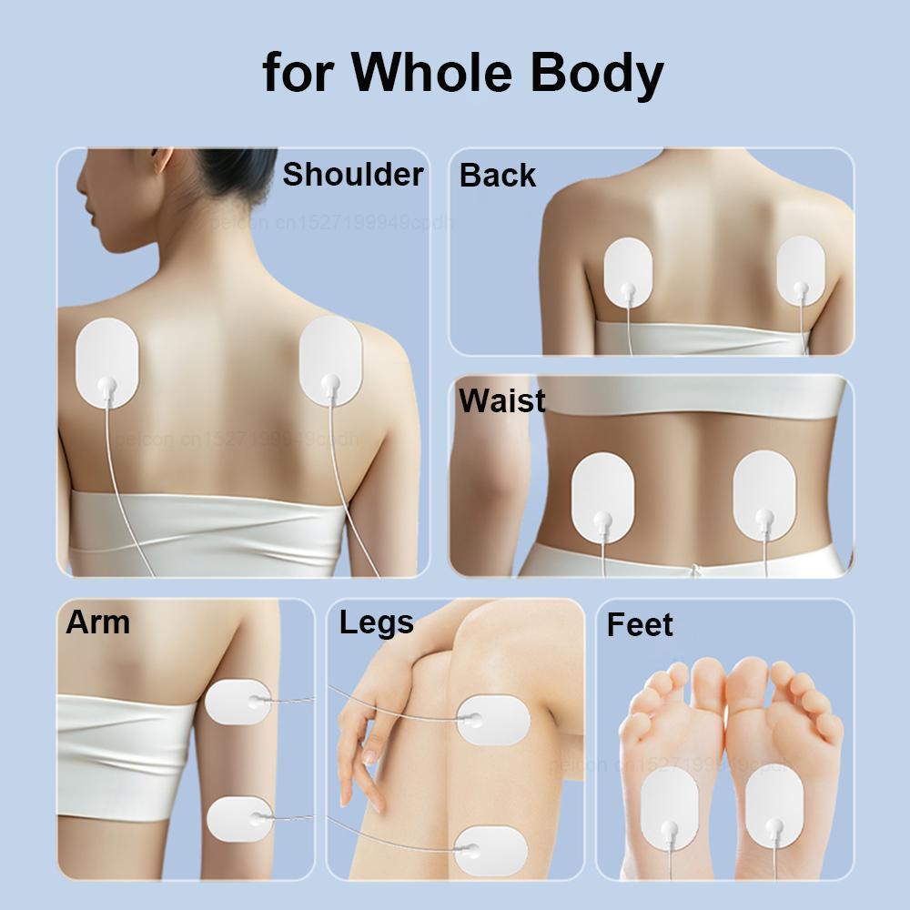 EMS Electric Muscle Stimulator Tens Muscle Stimulator Pulse Muscle Electrostimulator Muscle Pain Patches Back Waist Body Massage