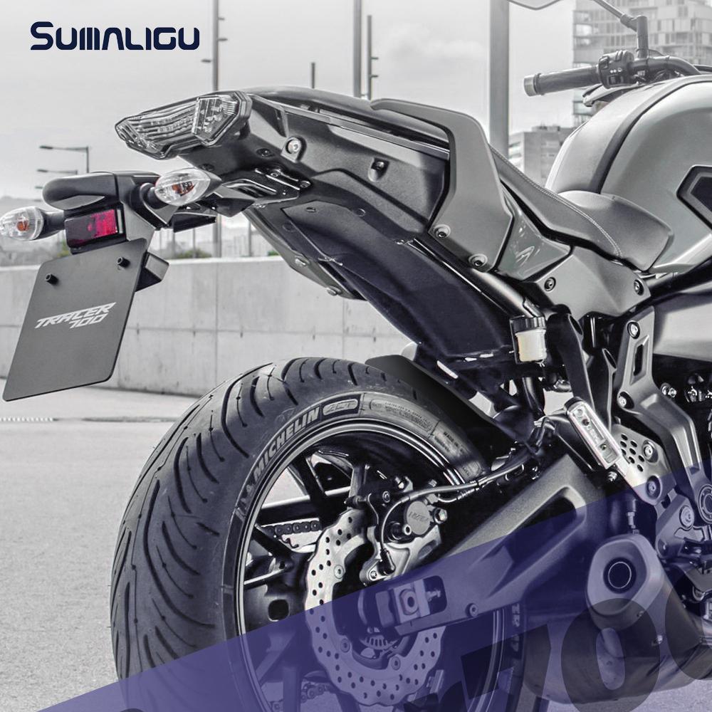 For YAMAHA Tracer 7 GT Tracer 700 MT-07 motorcycle accessories rear fender extension extension plate waterproof sputtering