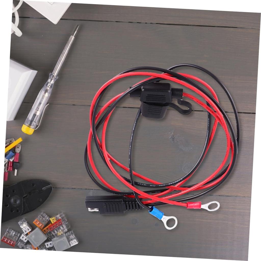 Cavo SAE Doppio Cavo di Estensione USB Doppia Interfaccia SAE Cavo Cavi Batteria Cablaggio Terminale Cavo di Estensione SAE Cavo Caricabatterie ABS per Moto