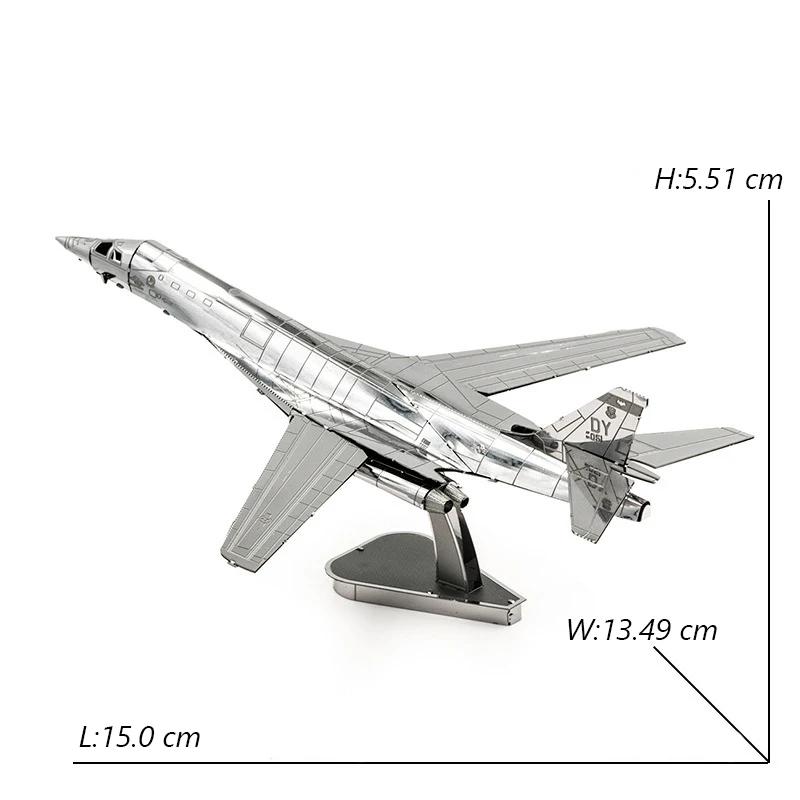 3D Metal Puzzle Ufo Diy Handmade Space Exploration Spacecraft Assembly Model Jigsaw Puzzle Toys For Adult Kids