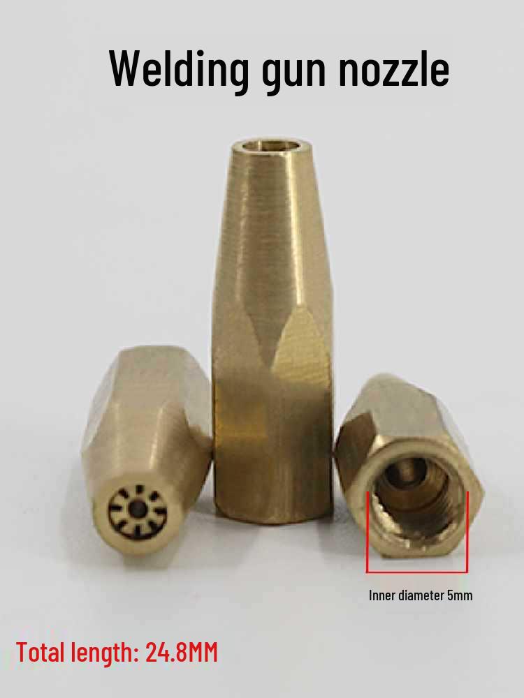 Welding Torch Nozzle: 2L Multi-Hole Copper Cutting Tip for Acetylene, Propane, Oxygen