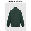 UR 2025 Fall Men's Casual Stand-Collar Zipper Loose Overshirt