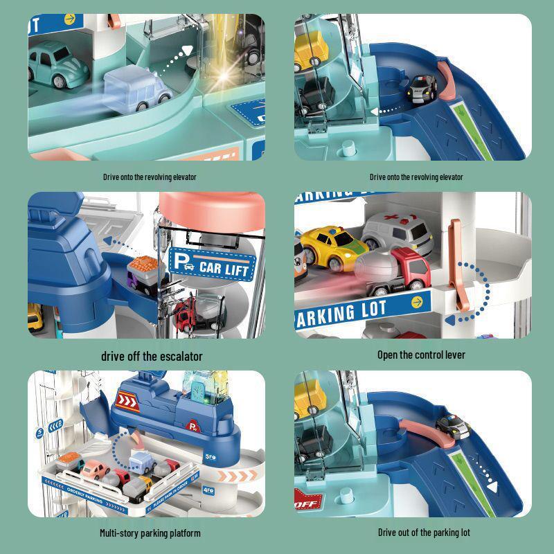 Electric Children's City Car Adventure Park and Track Toy