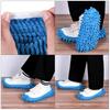 Uxcell Mop Floor Cleaning Shoe Chenille Foot House Cleaning 4 Colors 8 Pack Slippers, Washable, Microfiber, Covers, Duster, Socks, Tools,