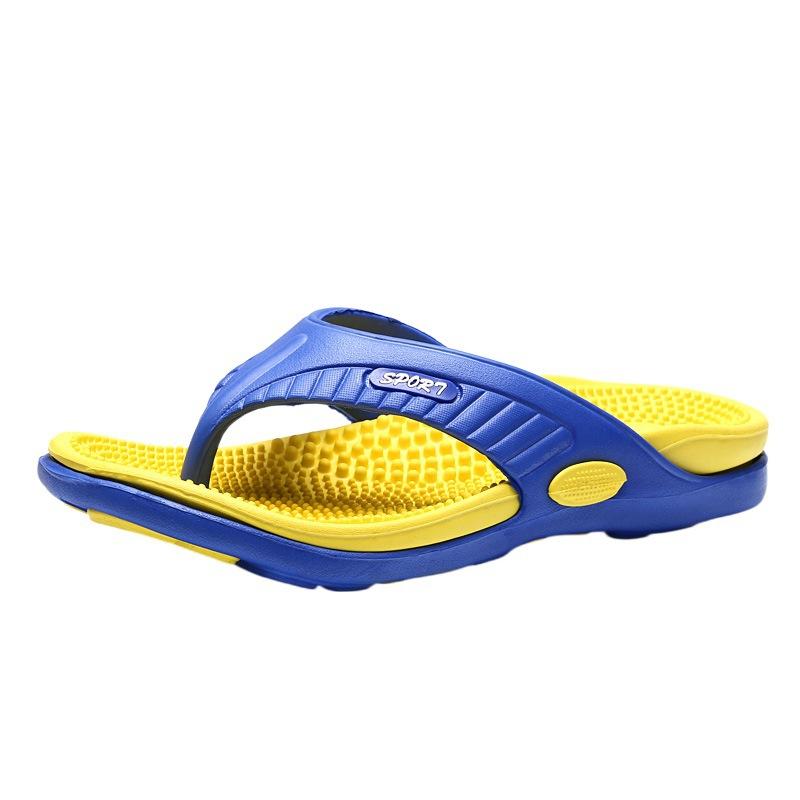 2025 summer new outdoor men's slippers breathable and light outer wear trendy beach shoes pinch feet non-slip men's sandals