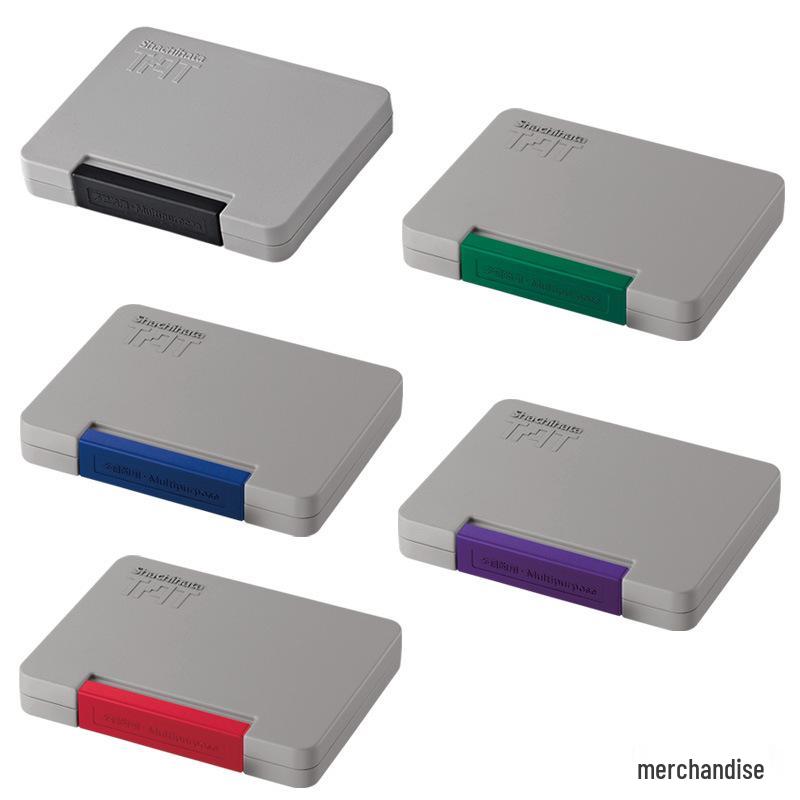 Shachihata Quick-Dry Oil-Based Waterproof Stamp Pad for Multi-Purpose Use