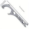 Portable Multi-Function Barrel Opener, Barrel Opener, Paint Barrel, Oil Barrel, Multi-Function Plastic Barrel Cover, Stainless Steel Wrench