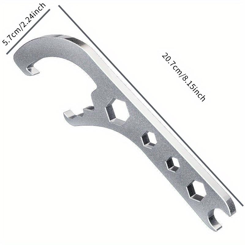 

1 Pc Portable Multi-Function Barrel Opener, Barrel Opener, Paint Barrel, Oil Barrel, Multi-Function Plastic Barrel Cover, Stainless Steel Wrench 1 Pc