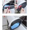 2PCS/Set Universal Carbon Fibre Car Rearview Mirror Rain Shield Board Sun Visor Shade