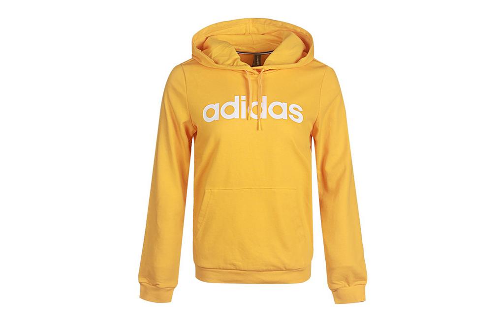Adidas Neo Sweatshirts Women's Yellow Hooded Moderate Regular GJ7916