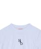 HIGH SCHOOL DISCO Hsd Symbol Ribbon Point Crop Top White