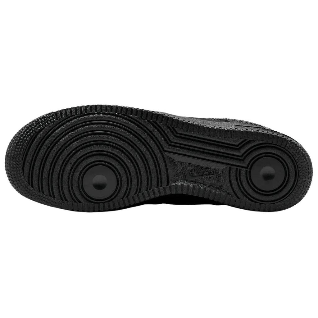 Nike Air Force 1 Low 07 LV8 Černý Lakovaný Swoosh Unisex Tenisky Tmavě Kouřově Šedá Univerzitní Červená IR0199-010