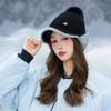Fleece Warm Cap Ladies Fleece Ear Protector Wool Cap Winter Cycling Windproof Knitted Cap