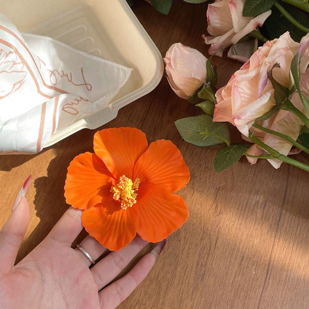 Vacation Style Headwear Flower Hairpin Korean Style Bohemian Style Hair Clip  Summer