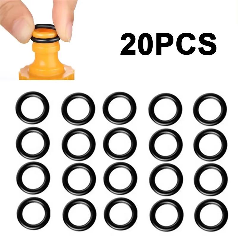 20Pcs O-Rings For Pressure Washer Hose Quick Disconnect Durable Rubber Accessories Garden Tool Parts