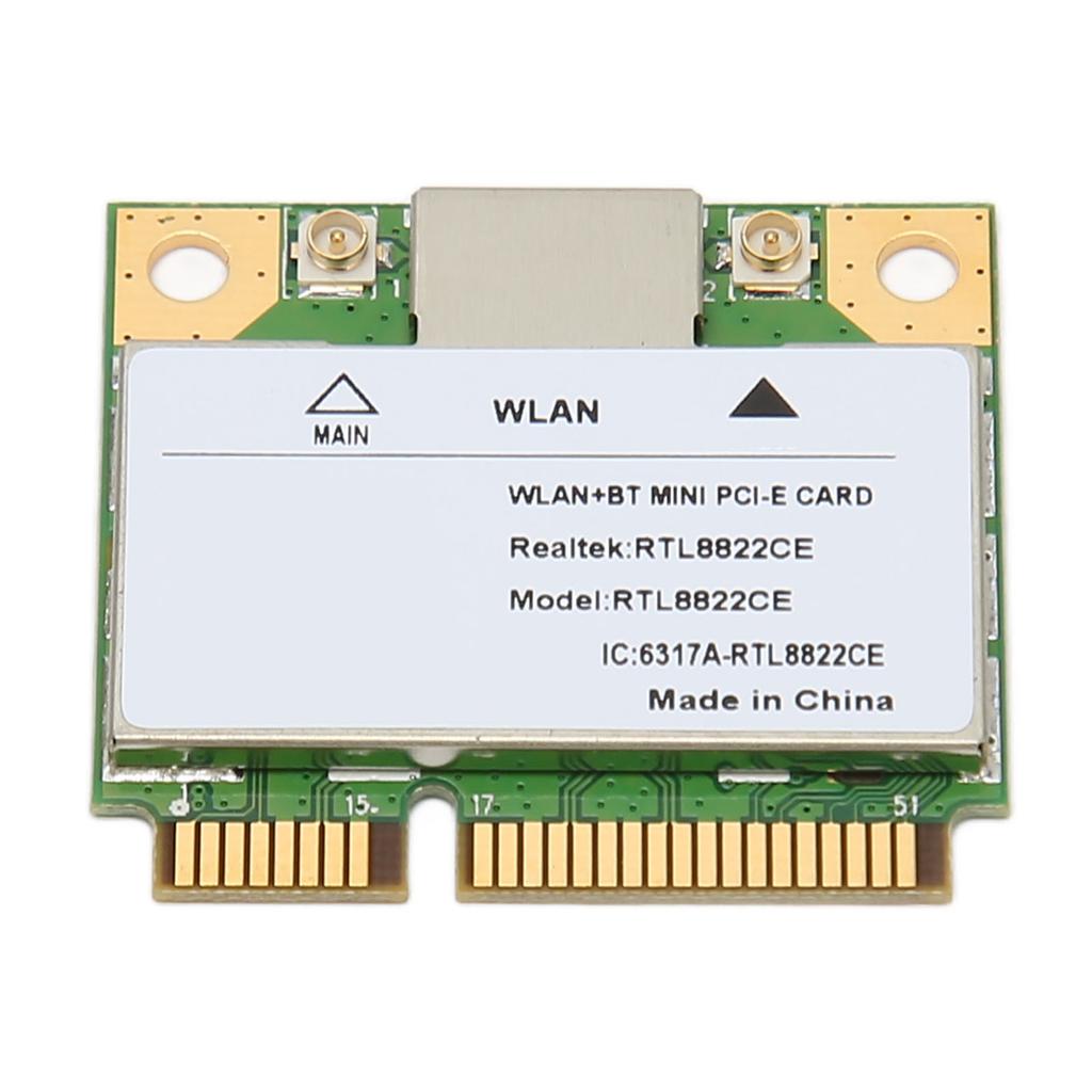 RTL8822CE Mini PCIe WiFi Card Gigabit 2.4G 5G Dual Band Bluetooth 5.1 Wireless Network Card