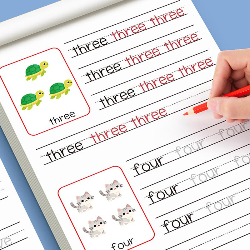 New 26 Alphabet Practicing Uppercase And Lowercase Letters English Coloring Book Pen Control Training Handwriting Practice Book
