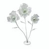 Enkel Blommahuvud Simulerad Blomma Silkesnät Garn Vacker Dekoration Silkescreen Blomsterställ Rekvisita Stor Vallmo