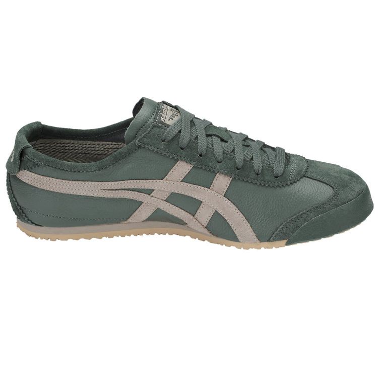 Onitsuka Tiger Mexico 66 Slip Resistant Durable Low Top Sneakers Unisex sneakers Dark-Green D2J4L-8212