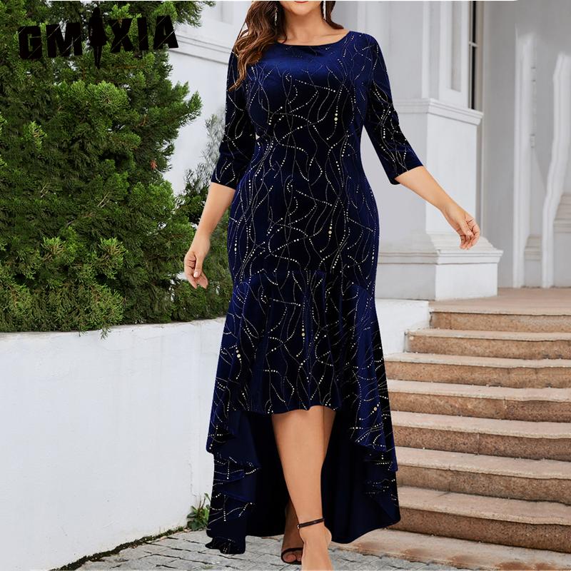 EastRogue Women's Fashion Summer Spring Stripe Print Print Long Sleeve O-Neck High Waist Casual Dresses