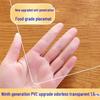 Transparent PVC Table Mat: Oil-Proof, Waterproof, and Dirt-Resistant Dining Table Protector