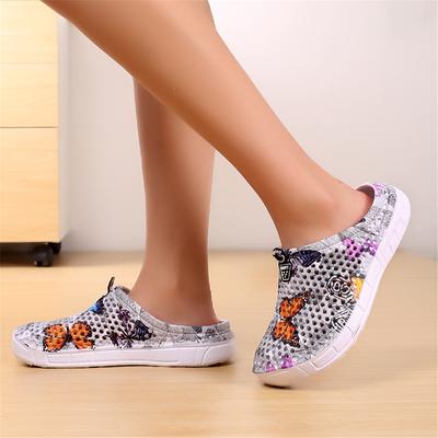 Damen Sommer-Slipper, schnell trocknend, leicht, atmungsaktiv, Wasser-Clogs, Schuhe für Strandschwimmen