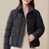 Women's Winter Parkas Stand Collar Loose Warm Coats Thick Women Jackets