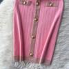 Vintage Chic pantalones cortos manga cuello pico botón tejido dulce vestido Vestidos moda coreana fiesta básica delgada verano elegante Vestidos de mujer