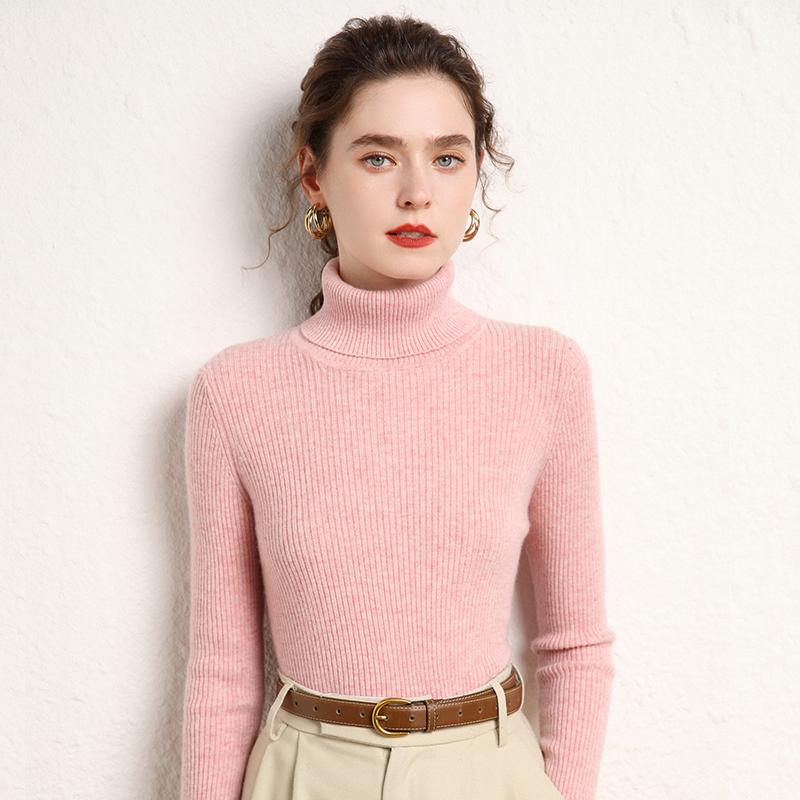 Women's Cashmere Sweater Qinghe Cashmere 100% Cashmere Women's Autumn and Winter Cashmere Sweater Soft and Warm