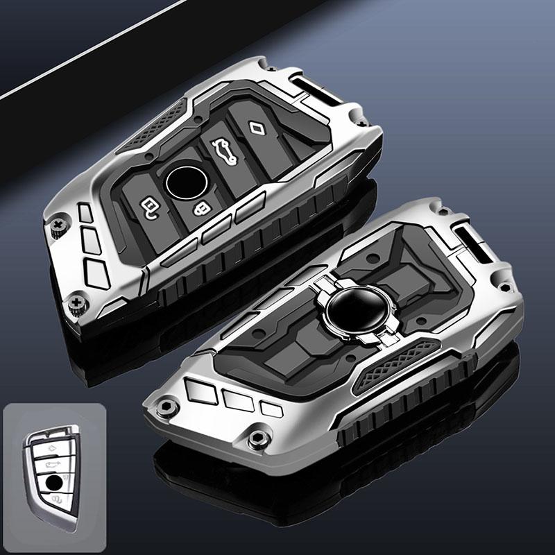 Key Fob Cover Zinc Alloy Key Case Fits For Bmw Ix Im I5 M60 X5 X7 X6 Ix I7 Remote Car Key Shell Protection