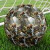1pc Bear Wild Theme Soccer Ball Football, Size 5, Lightweight PVC, Durable Outdoor Training Soccer Ball, Gift m61464