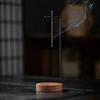 Incense Burner Mosquito Incense Plate Holder Upside Down Desktop Decor Incense Stick Holder Wooden Anti-Ash Design