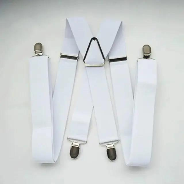 1 Pcs Fashion Women Men Unisex Clip On Braces Elastic Slim Suspender Y Back Suspenders Male Pants