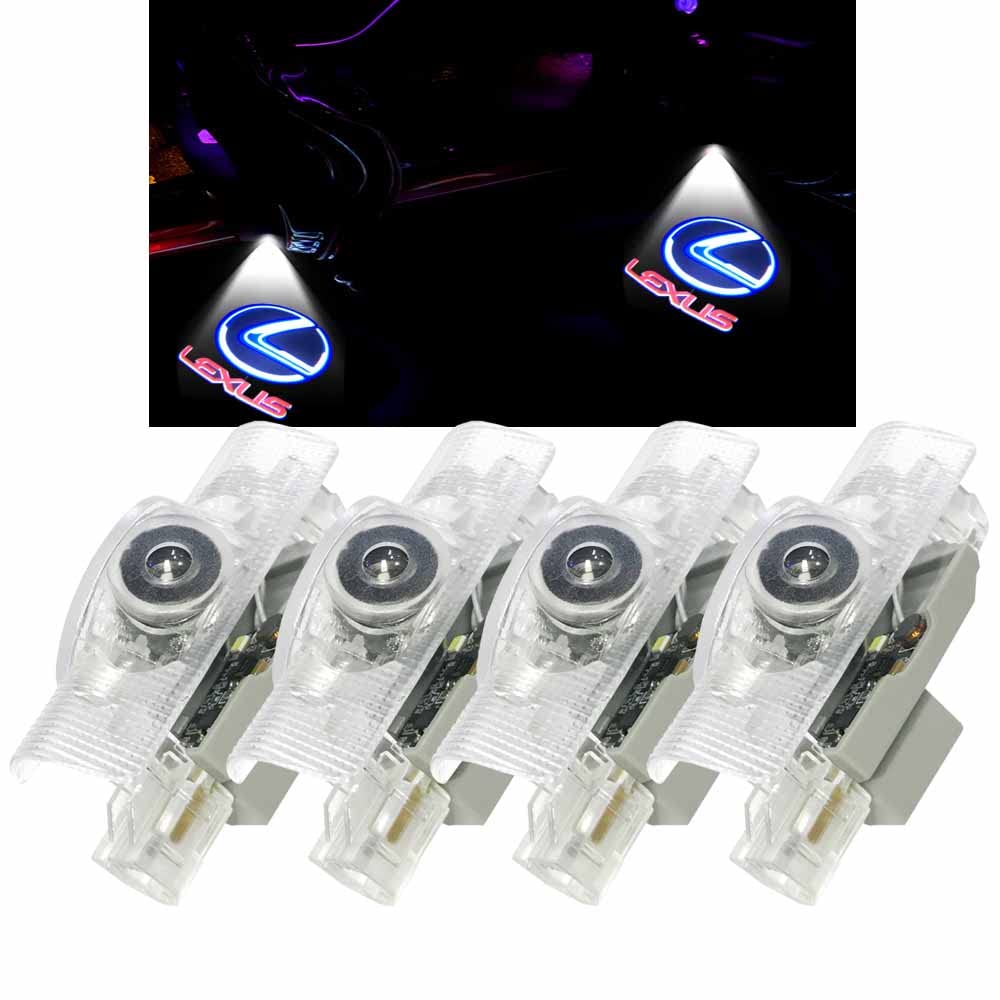 

Minile Car Door Courtesy Lamps with Set of with Door Welcome LED Logo Courtesy for Lexus and NX with Adjustable Blue Logo, 4, Tools, Lights,