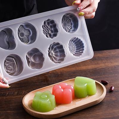 Stampo in silicone per sapone a 8 fori di forme multiple per fai da te cioccolato caramelle gelatina dessert vassoio per ghiaccio creazione artigianale sapone fatto a mano regalo
