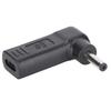 Adapter Type C USBC to Rectangle DC 65W 90 Degree Angled PD Emulator for Laptop Tablet 4.0x1.35mm