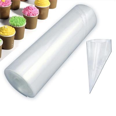 50 Adet rulo Büyük Boy Tek Kullanımlık Sıkma Torbası Buzlanma Fondan Kek Krem Dekorasyon Pasta Ucu Aracı
