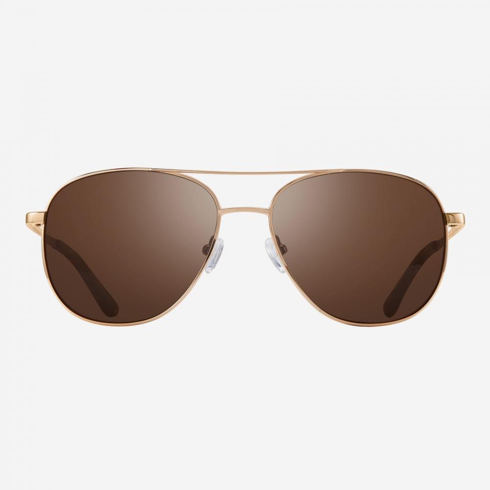 

Солнцезащитные очки-авиаторы Revo Maxie Gold и Terra RE108004BR